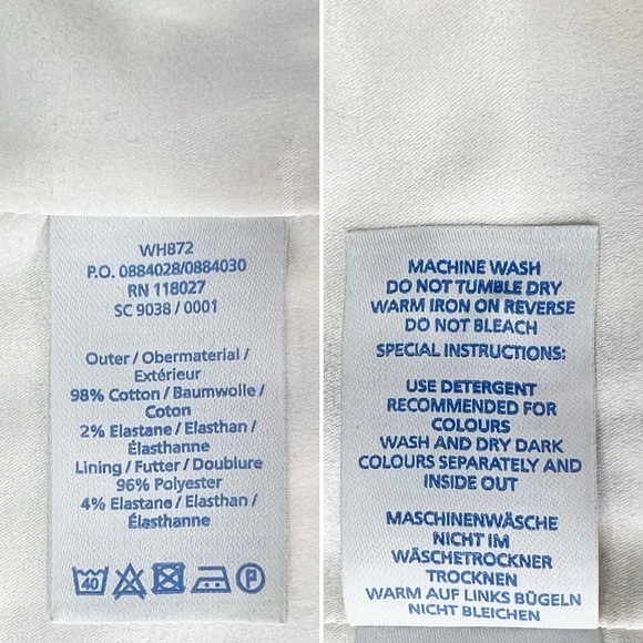 Boden Martha Pencil Dress Stretch Cotton Cobalt & Navy Blue White US Size 10 EUC - Picture 7 of 11